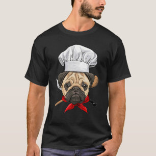 T-shirt Restaurant Carlin Chef Cuisinier Cuisine Chien de 