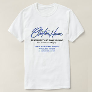 T-shirt Restaurant Clayton House, Roue, IL