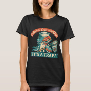 T-shirt Restaurant de fruits de mer vintage Calamari Catch