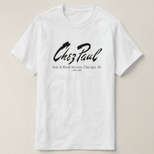 T-shirt Restaurant français Chez Paul, Chicago
