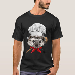 T-shirt Restaurant Hedgehog Chef Cuisine Cuisine Cuisine C