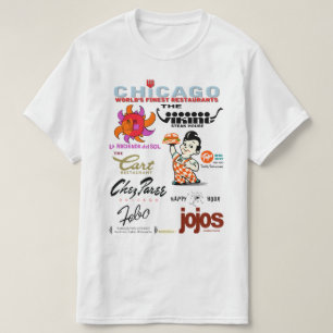 T-shirt Restaurants Favorite Chicagoland, v2.