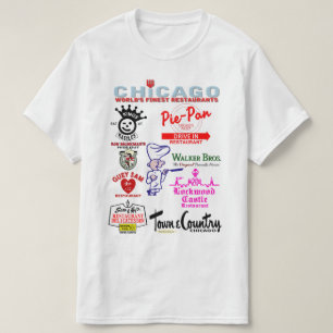 T-shirt Restaurants Favorite Chicagoland, v3.
