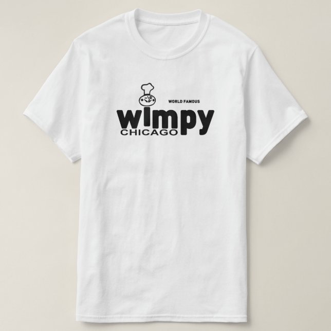 T-shirt Restaurants Wimpy Grills, Chicago, Illinois (Design devant)