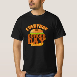 T-shirt Restauration rapide Burger Fromage Drôle Manger Fo