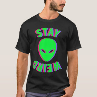 T-shirt Reste Bizarre Reste Bizarre Alien Glitch