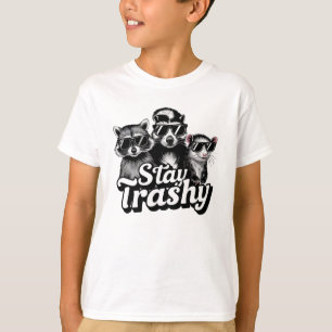 T-shirt Reste Trashy Lunettes de soleil Raton laveur Oposs
