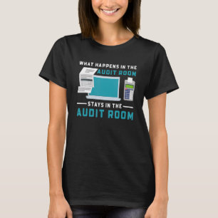 T-shirt Rester dans la salle d'audit Comptabilité Compta