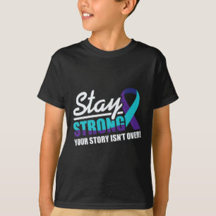 T-shirt Rester forte Sensibilisation au suicide Santé ment
