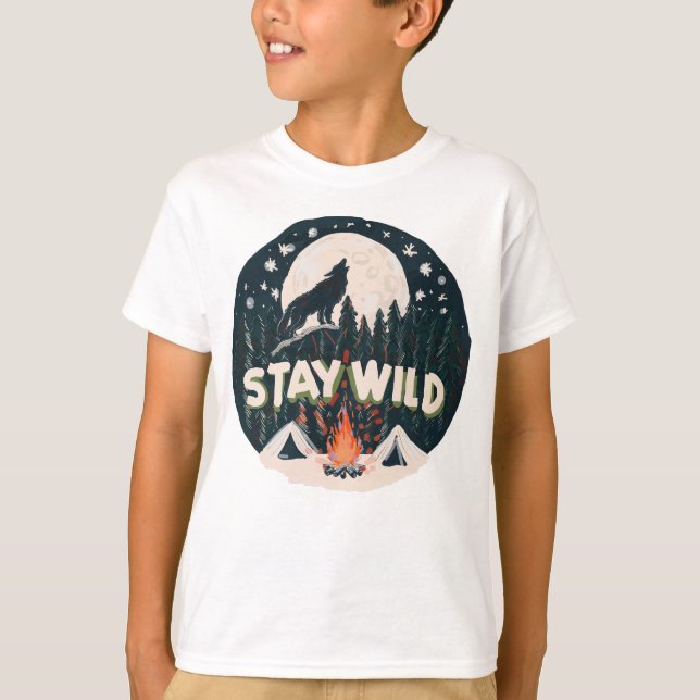 T-shirt Restez à l'abri (Devant)