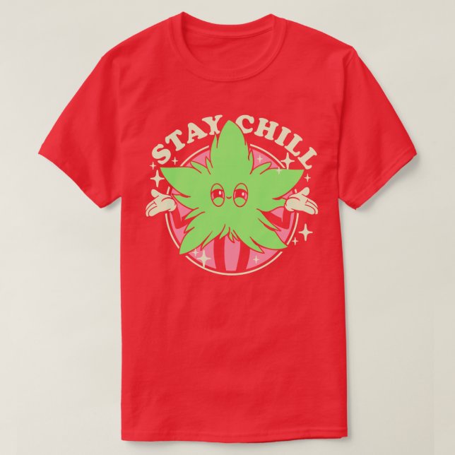 T-shirt Restez à l'aise (Design devant)