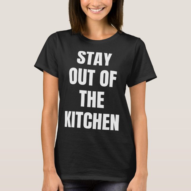 T-shirt Restez À L'Écart Du Terme Pickleball De Cuisine (Devant)