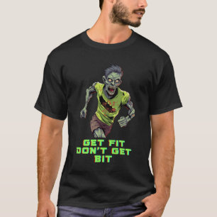 T-shirt Restez actifs, restez en sécurité : Ajustez, ne pr