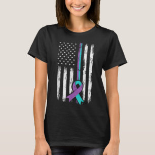 T-shirt Restez Au Courant De La Prévention Du Suicide