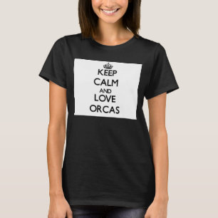 T-shirt Restez calme et aimez les orques