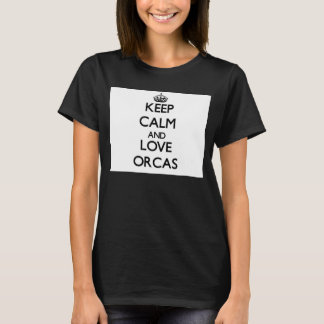 T-shirt Restez calme et aimez les orques