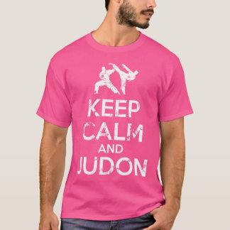 T-shirt Restez Calme Et Judon Sensei Judoka Judo