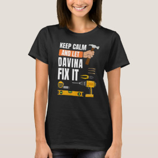 T-shirt Restez Calme Et Laissez Davina Corriger Il Handyma