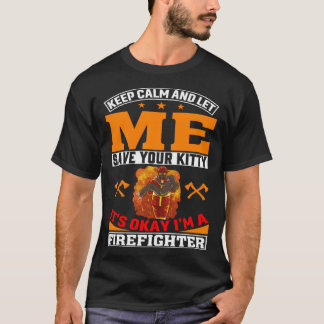 T-shirt Restez calme et laissez-moi sauver votre KittyExpe