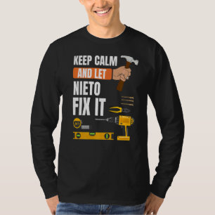 T-shirt Restez Calme Et Laissez Nieto Le Fixer Handyman Co