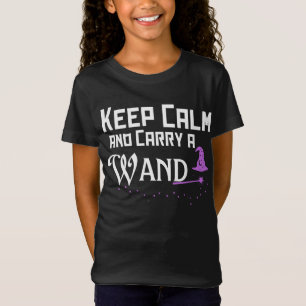 T-Shirt Restez calme et portez une baguette