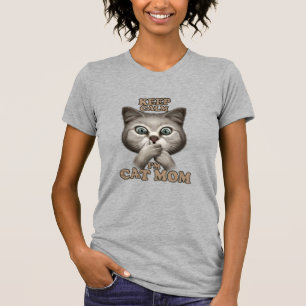 T-shirt Restez calme Je suis maman chatte