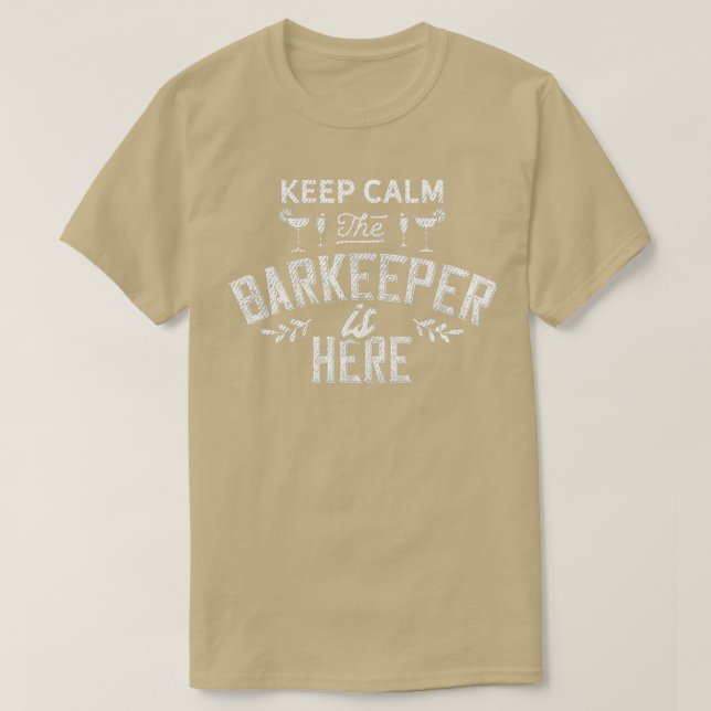 T-shirt Restez Calme Le Gardien Est Là 3 (Design devant)