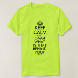 T-shirt Restez calme... - Une chemise MisterP