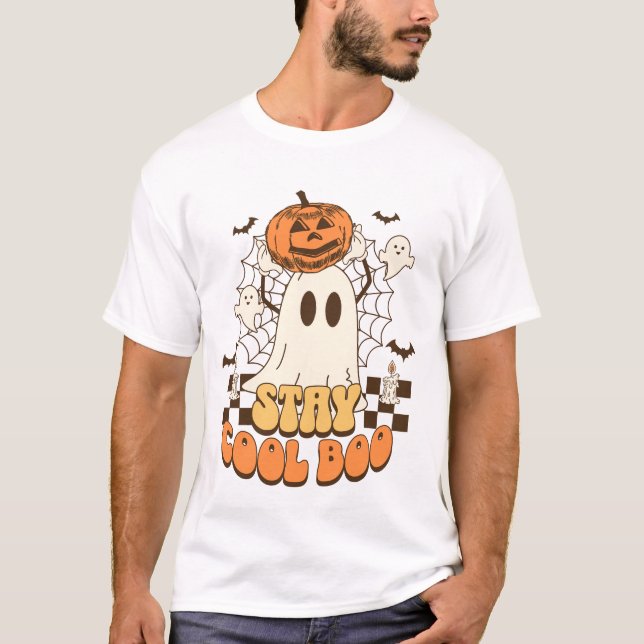 T-shirt Restez Cool Boo (Devant)