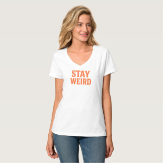 T-shirt Restez Drôle Vêtements de Rue Rétro