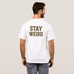 T-shirt Restez Drôle Vêtements de Rue Rétro