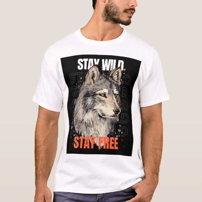 T-shirt Restez en liberté (Devant)