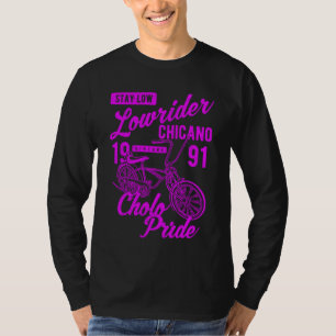 T-shirt Restez Faible Pride Cholo Chicano Lowrider Rétro