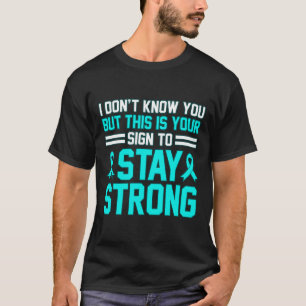 T-shirt Restez fort Ptsd Sensibilisation au stress Ruban G