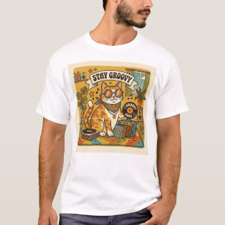 T-shirt RESTEZ FUNKY | Amateur d'animaux | Bohème