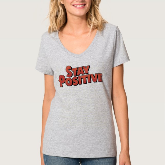 T-shirt Restez positif (Devant)