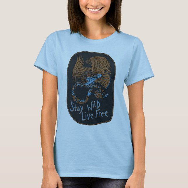 T-shirt Restez sauvage (Devant)