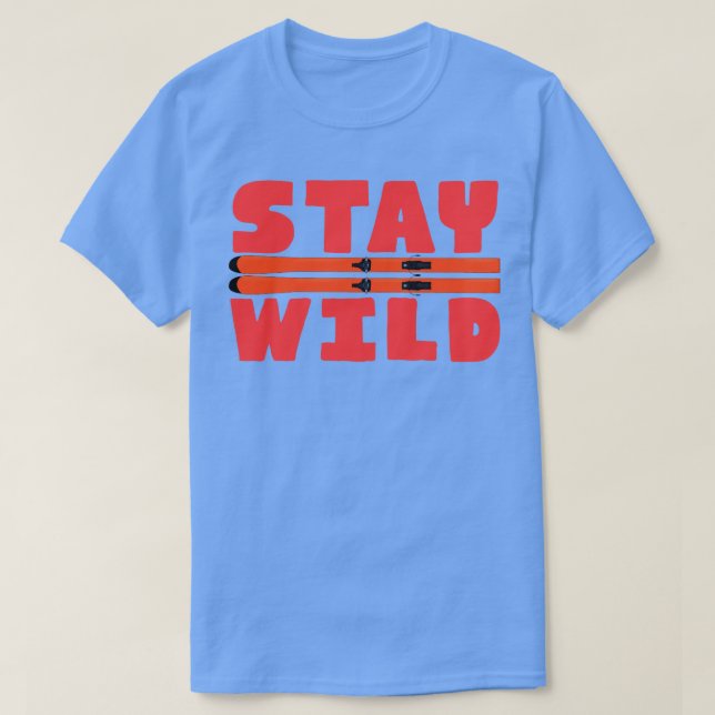 T-shirt Restez sauvage 1 (Design devant)