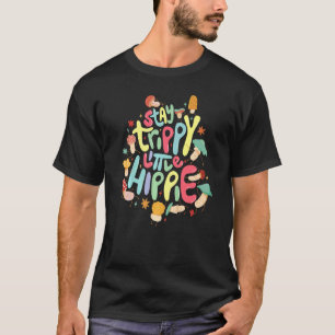 T-shirt Restez Trippy Petite Hippie Mycologie Et Magique M