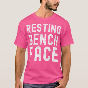 T-shirt Resting Banch Visage Scientifique Amateurs de scie