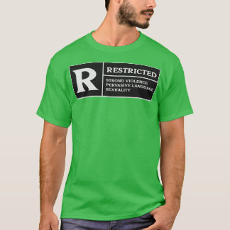 T-shirt Restreint Violence Forte Langue Envahissante Sexu