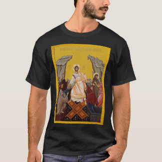 T-shirt Résurrection du Christ ami d'icône orthodoxe serbe