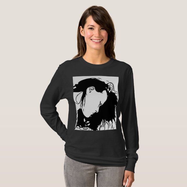 T-shirt Retenez Les Cheveux (Devant entier)