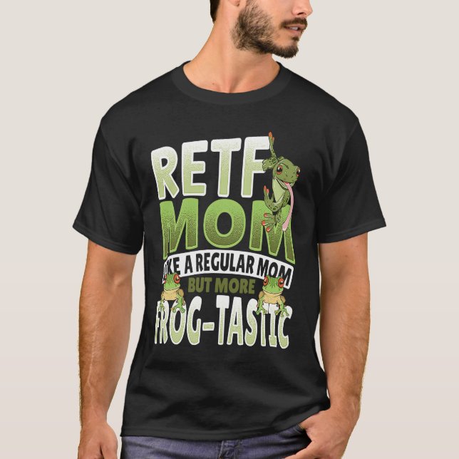 T-shirt RETF Mom Red Eyed Tree Frog Mama (Devant)