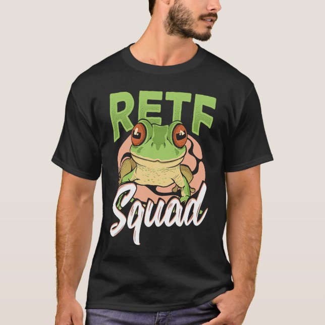 T-shirt RETF Squad Red Eyed Tree Frog (Devant)