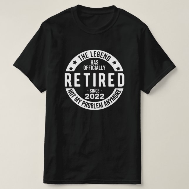 T-shirt Retired (Design devant)