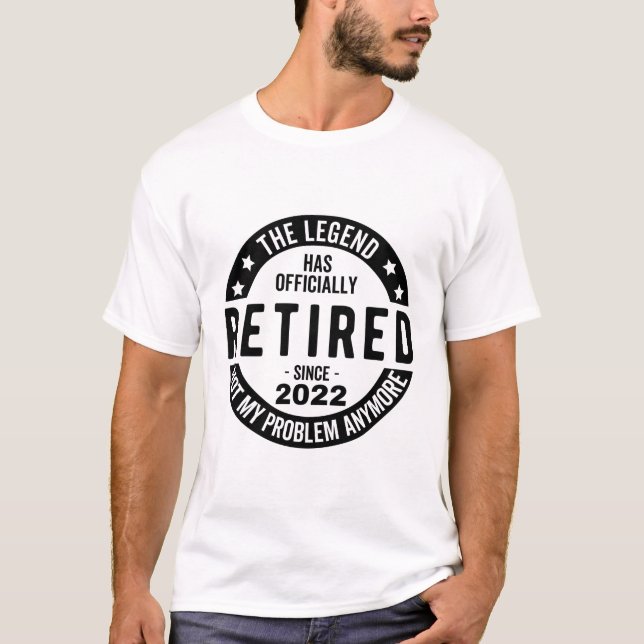 T-shirt Retired 2022 (Devant)
