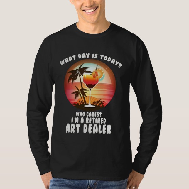 T-shirt Retired dealer retired  retirees (Devant)