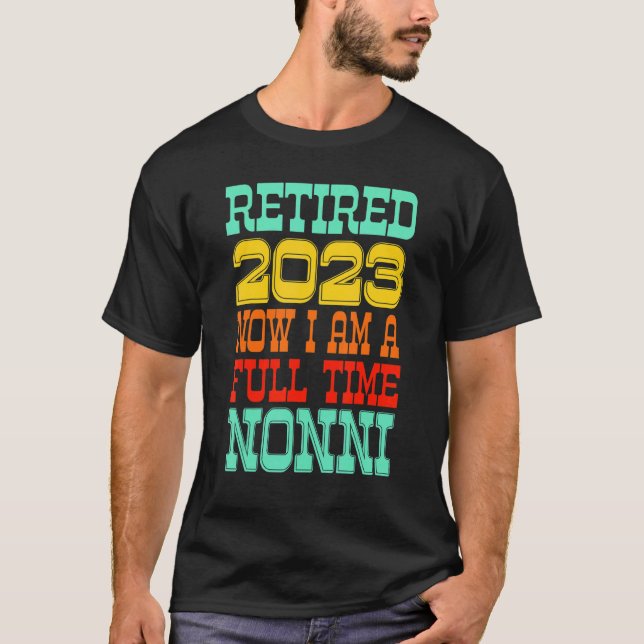 T-shirt Retired Nonni 2023 (Devant)