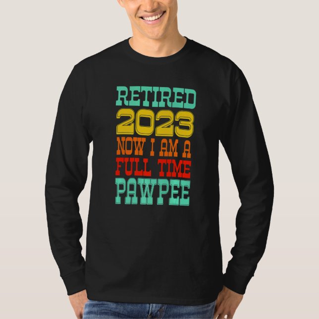 T-shirt Retired Pawpee 2023 (Devant)